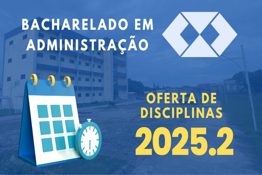 A oferta de disciplinas para o semestre 2025.2 já está disponível para consulta. As informações a seguir descrevem a grade de horários para cada turma ingressante.